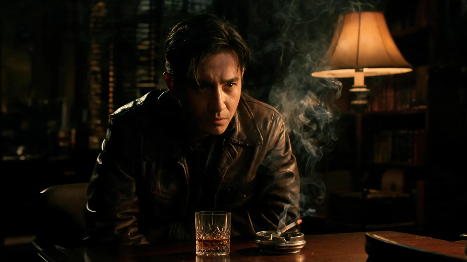 A scene broken down into shots
